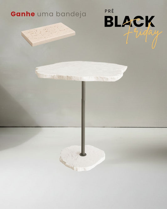 Mesa Orgânica Mármore Cappuccino