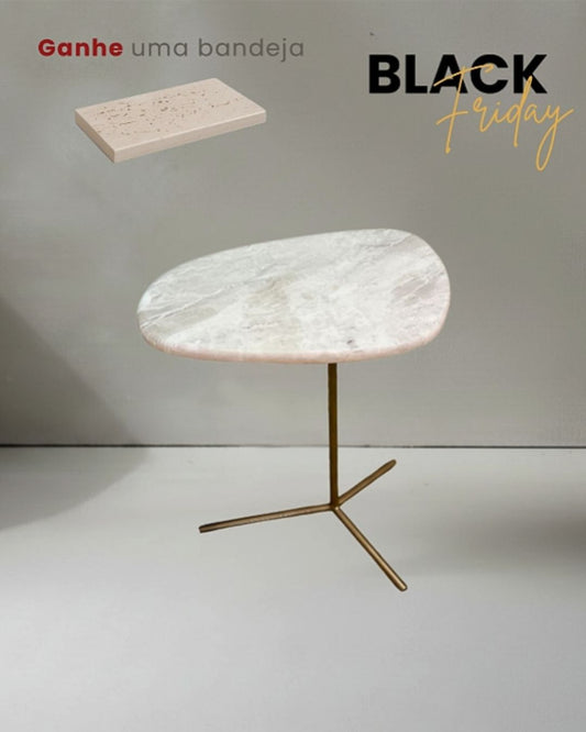 Mesa Flamingo Mármore Travertino Cappuccino