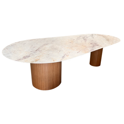 Mesa de Jantar Wine Quartzito Perla Vinhedo