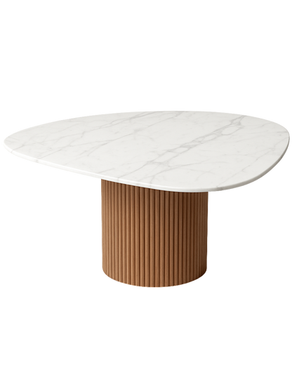 Mesa de Jantar Sangiovese Mármore Calacatta Premium