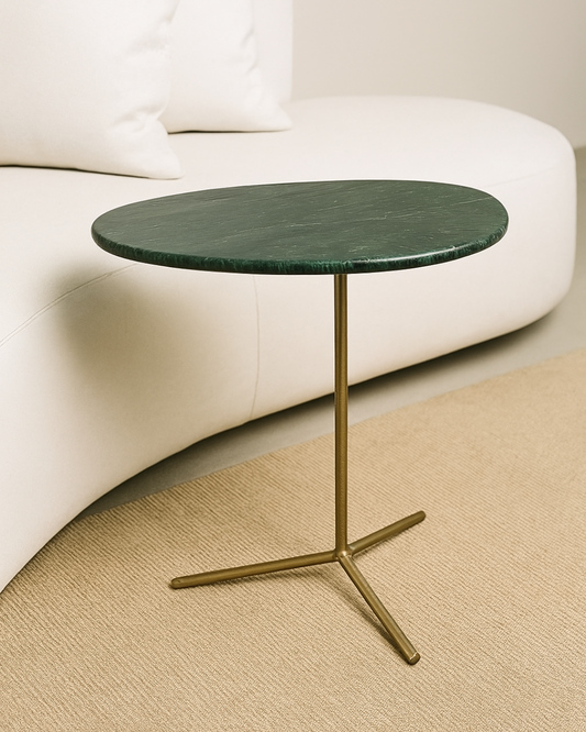 Mesa Flamingo Mármore Verde Guatemala