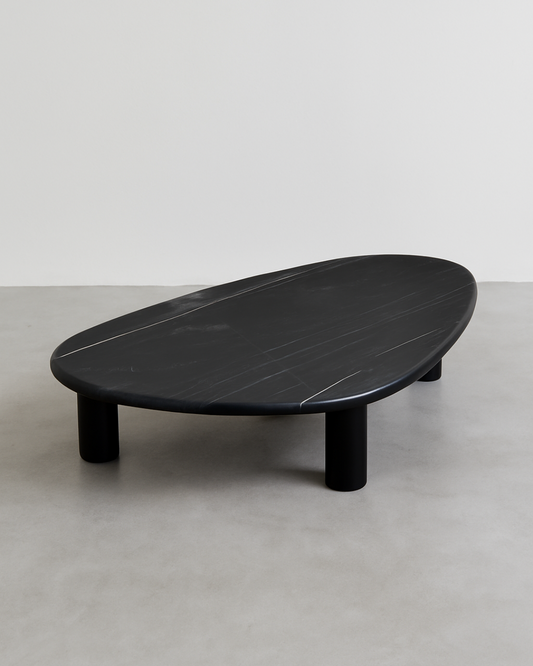 Mesa de Centro Itália Mármore Nero Striatto