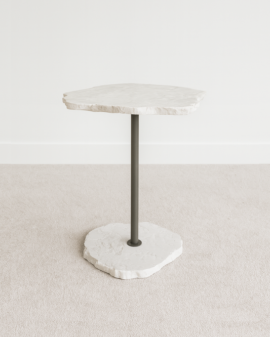 Mesa Orgânica Mármore Cappuccino