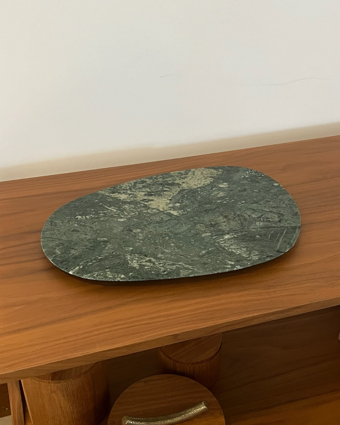 Bandeja Tulipa Mármore Verde Guatemala