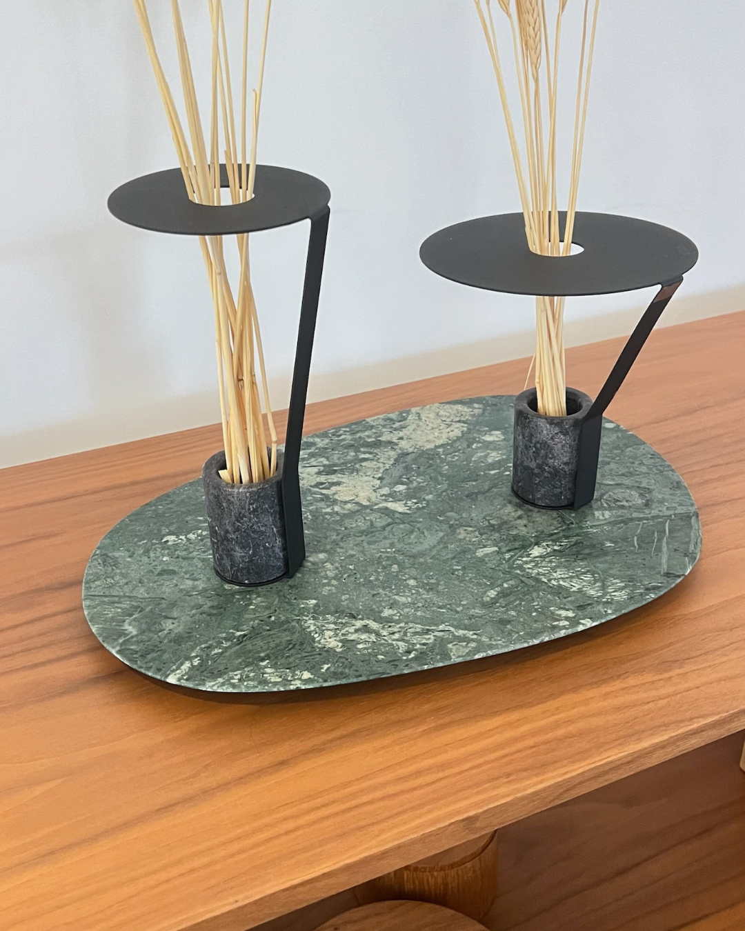 Bandeja Tulipa Mármore Verde Guatemala