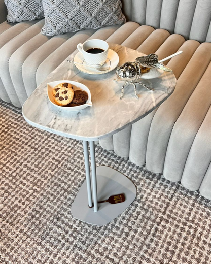 Mesa Concha Mármore Grigio Vulcano