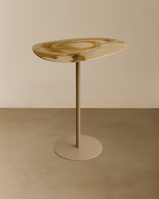 Mesa Tulipa Slim Quartzito Terracota Imperial