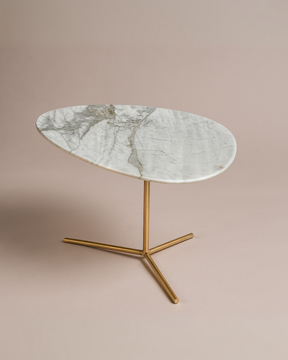 Mesa Flamingo Slim Mármore Calacatta Premium