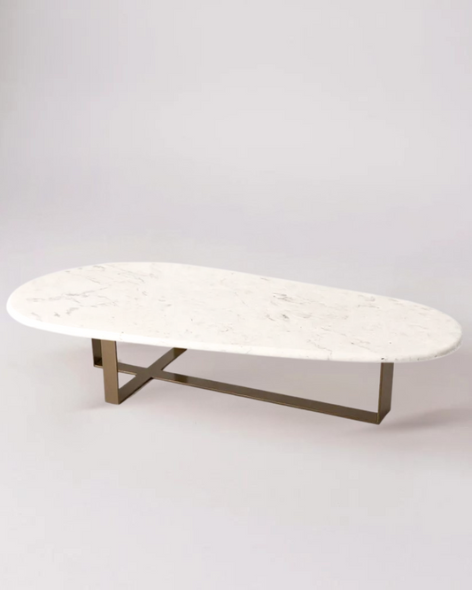 Mesa de Centro Wine Santini Mármore Calacatta Premium
