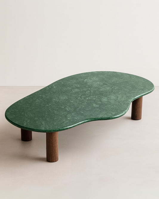 Mesa de Centro Dunas Mármore Verde Guatemala