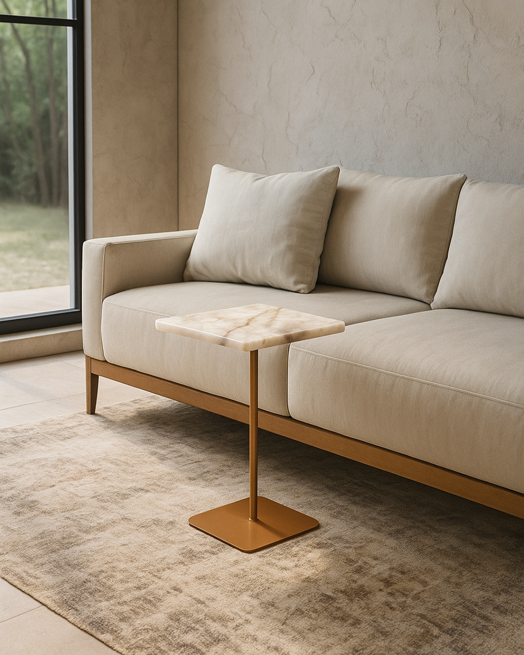 Mesa Quadratto Quartzito Crystallus