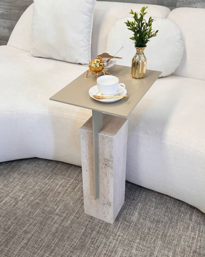 Mesa Merlot Mármore Travertino Romano