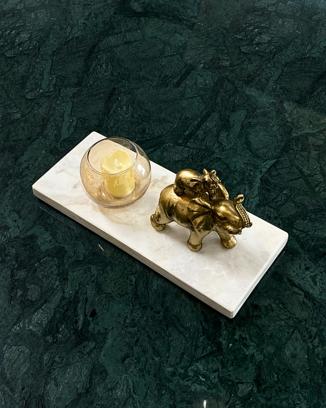 Bandeja Multifuncional Slim Mármore Calacatta Premium