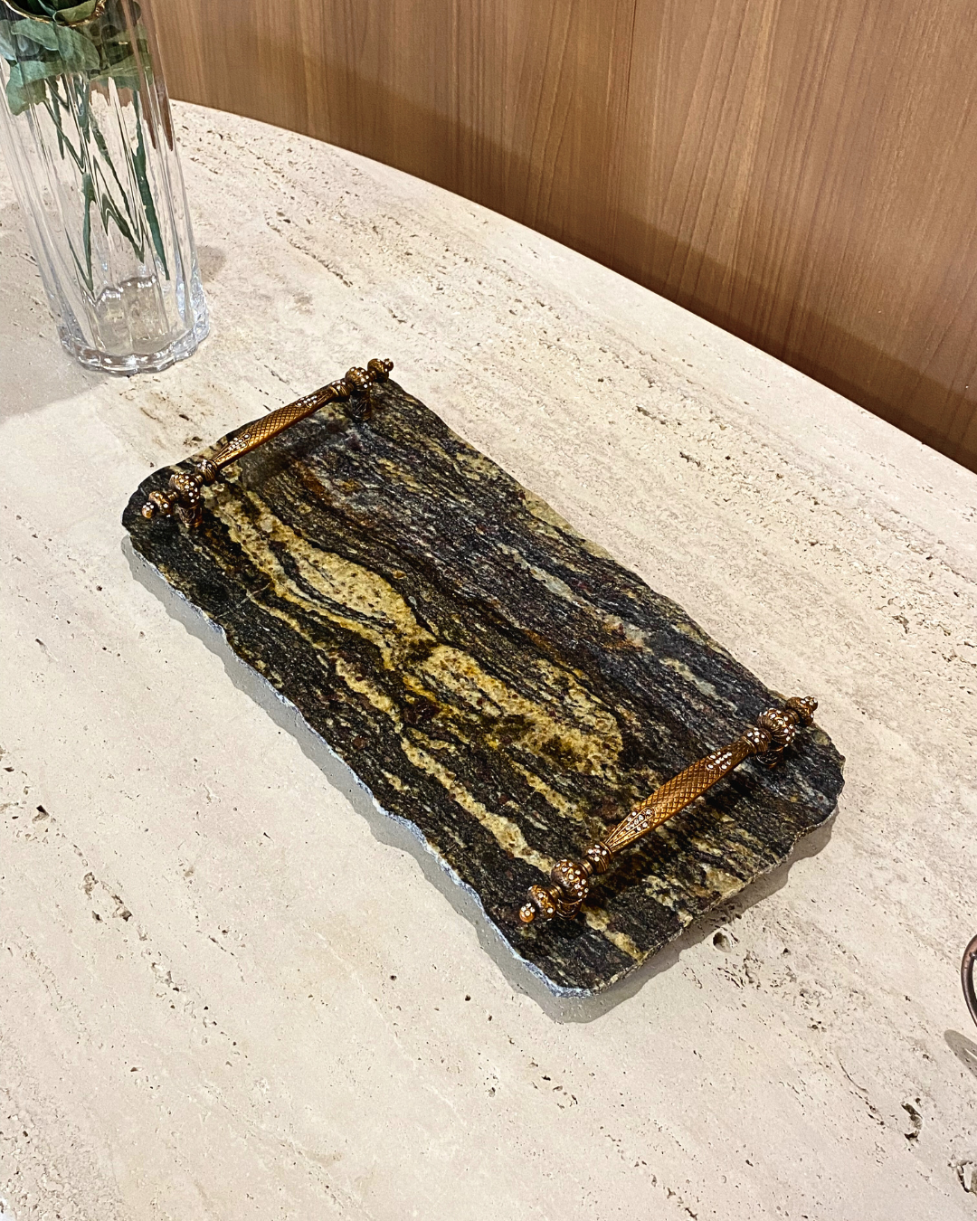 Bandeja Multifuncional Orgânica Golden Galaxy