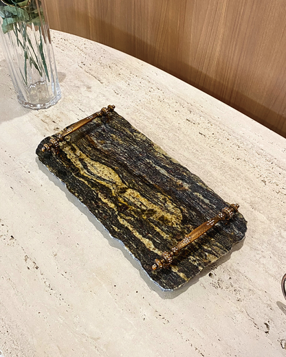 Bandeja Multifuncional Orgânica Golden Galaxy