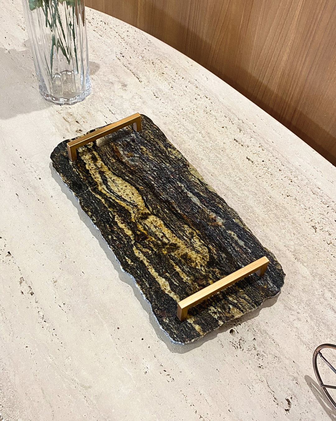 Bandeja Multifuncional Orgânica Golden Galaxy