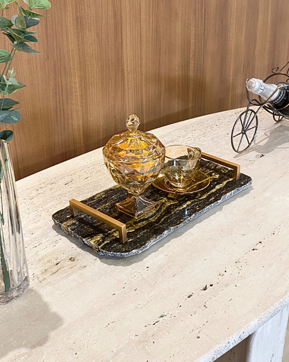 Bandeja Multifuncional Orgânica Golden Galaxy