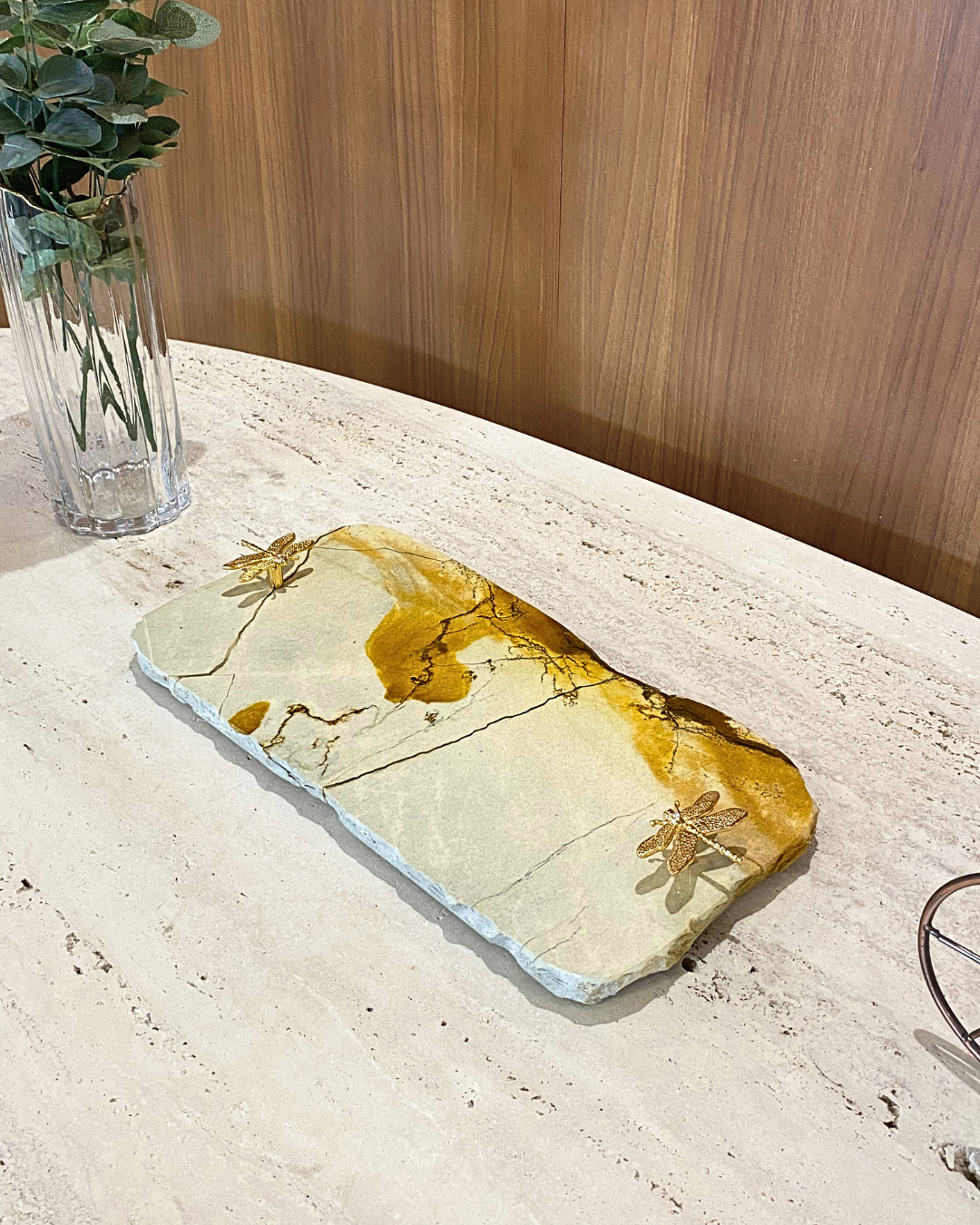 Bandeja Multifuncional Orgânica Quartzito Terracota Imperial