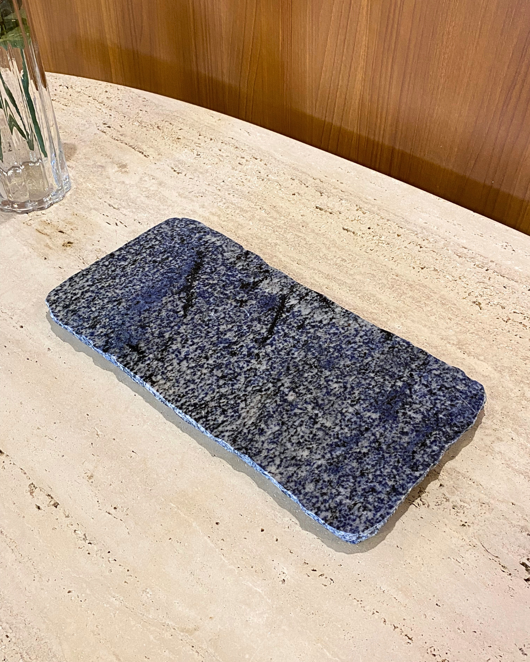 Bandeja Multifuncional Orgânica Azul Safira