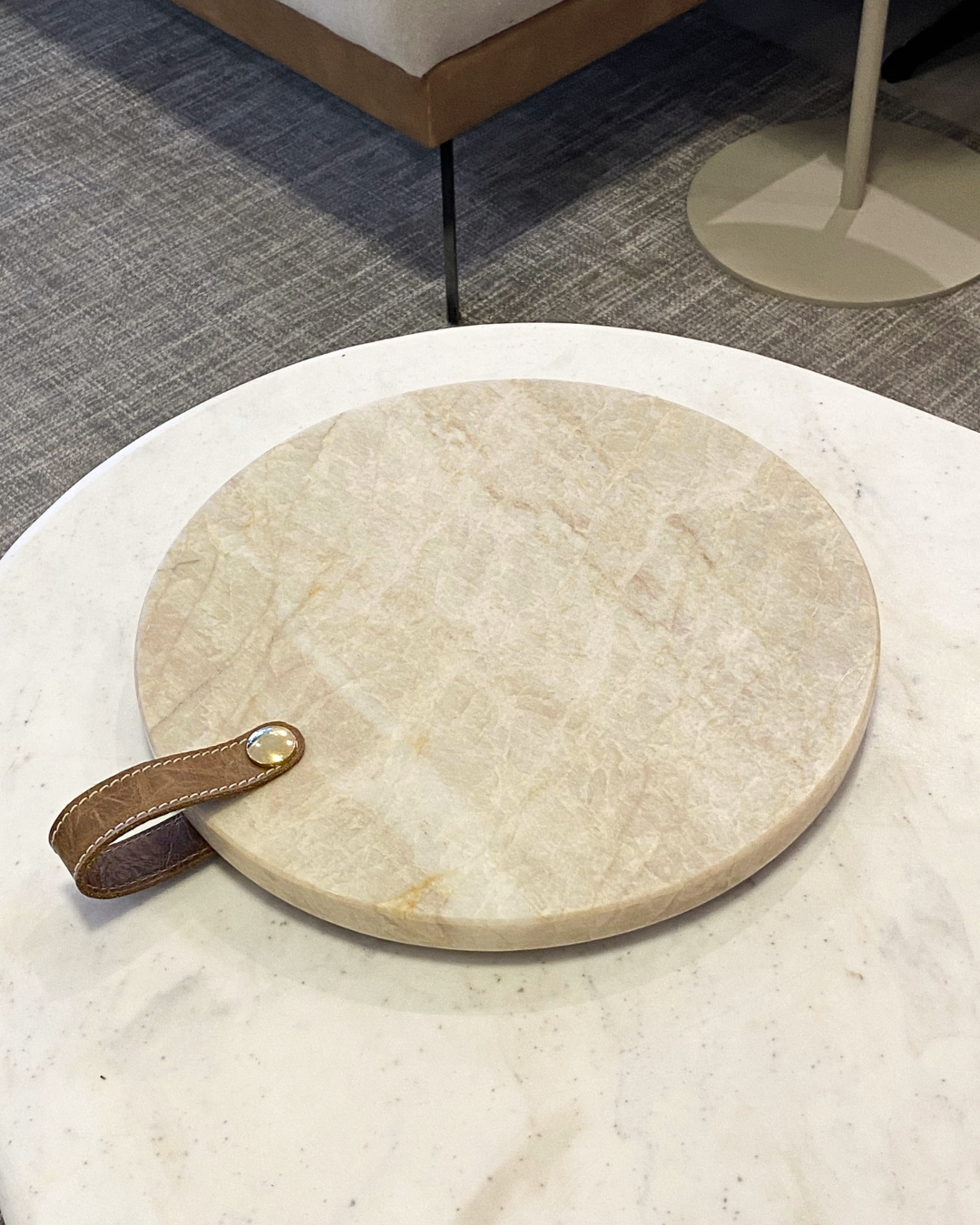 Bandeja Mesa Posta Quartzito Perla Santana Pegador Libélula