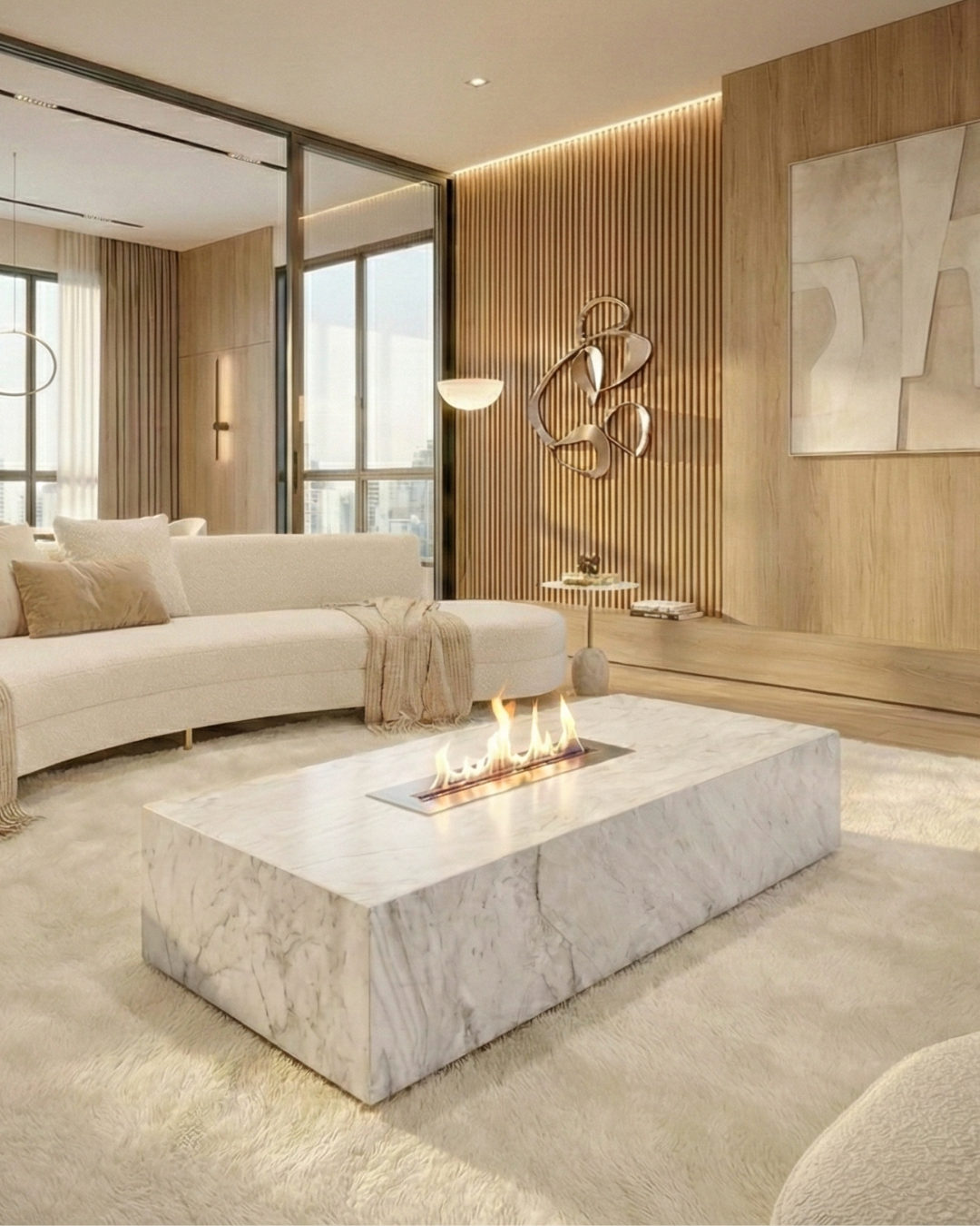 Mesa de Centro Lareira