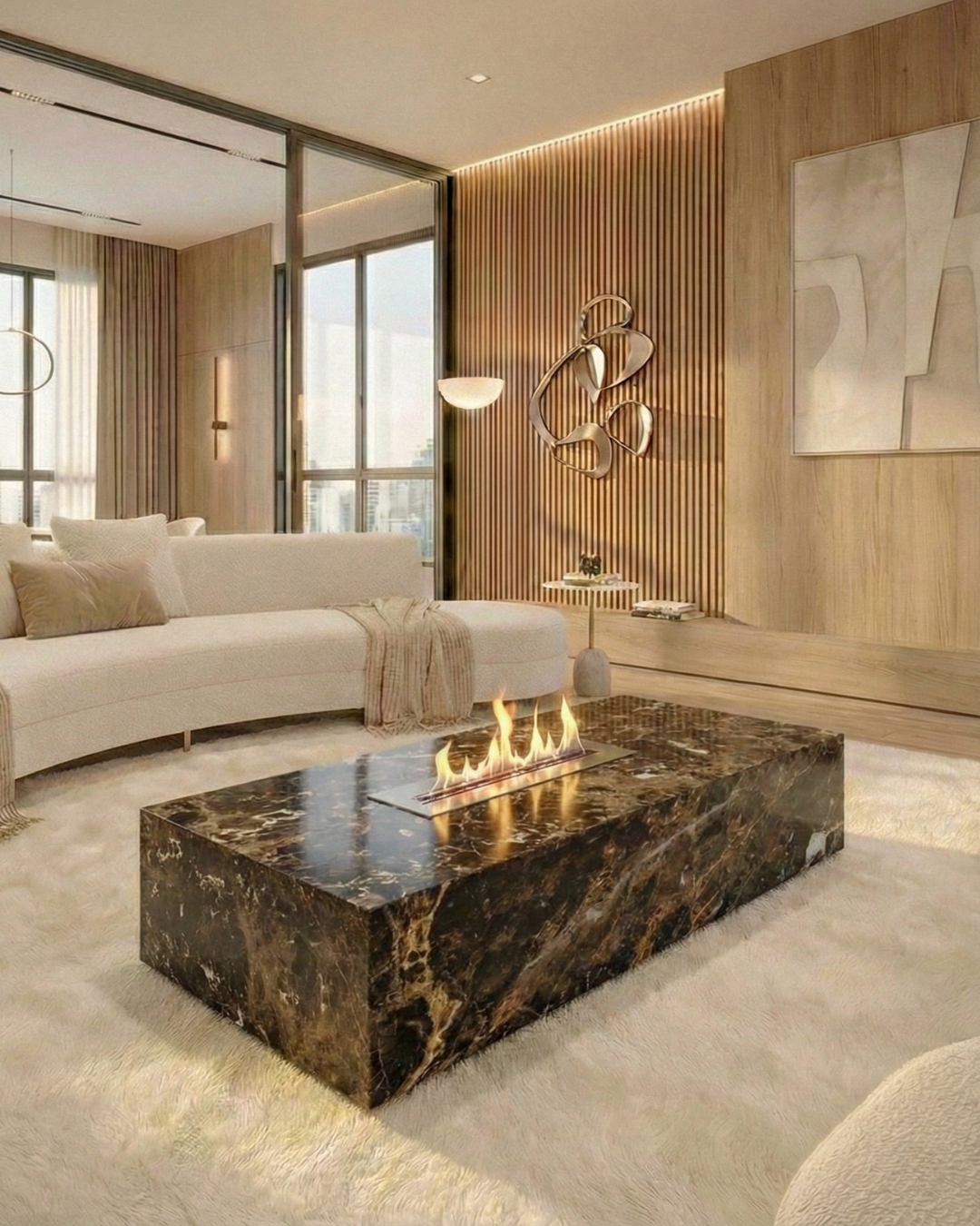 Mesa de Centro Lareira