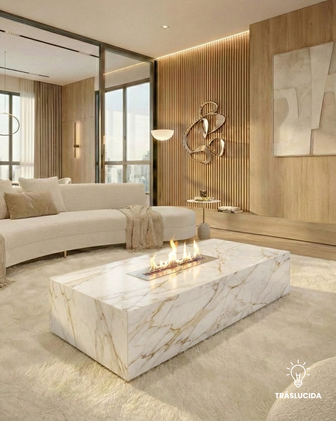 Mesa de Centro Lareira