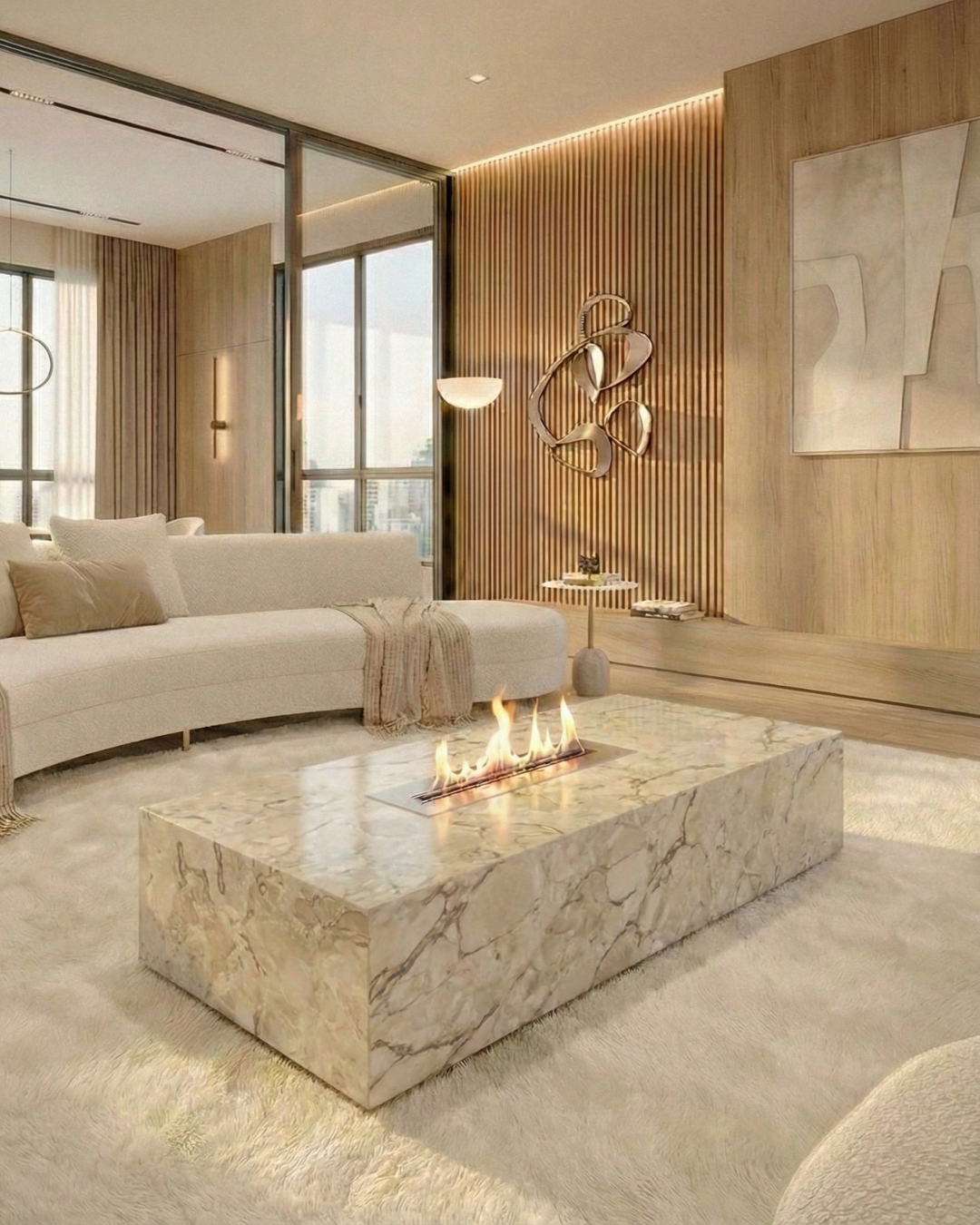 Mesa de Centro Lareira