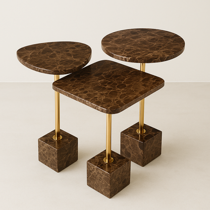 Trio de Mesas de Apoio