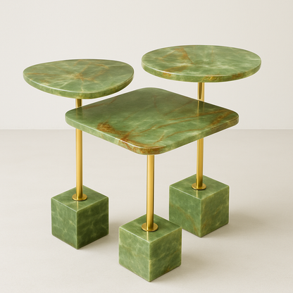 Trio de Mesas de Apoio