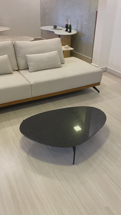 Mesa de Centro Versátille Granito Diamante Negro