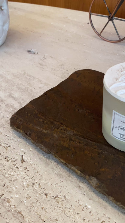 Bandeja Multifuncional Orgânica Quartzito Bronzite