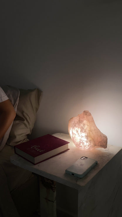 Luminária Quartzo Rosa