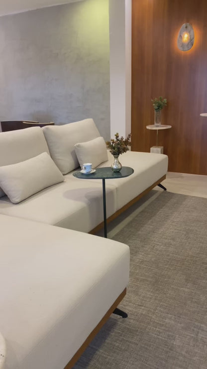 Mesa Tulipa Slim Mármore Verde Guatemala